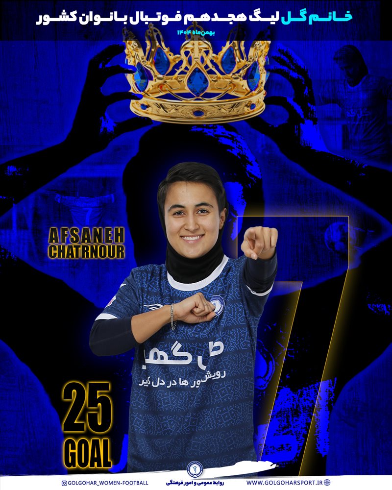 خانم گل لیگ هجدهم فوتبال بانوان کشور